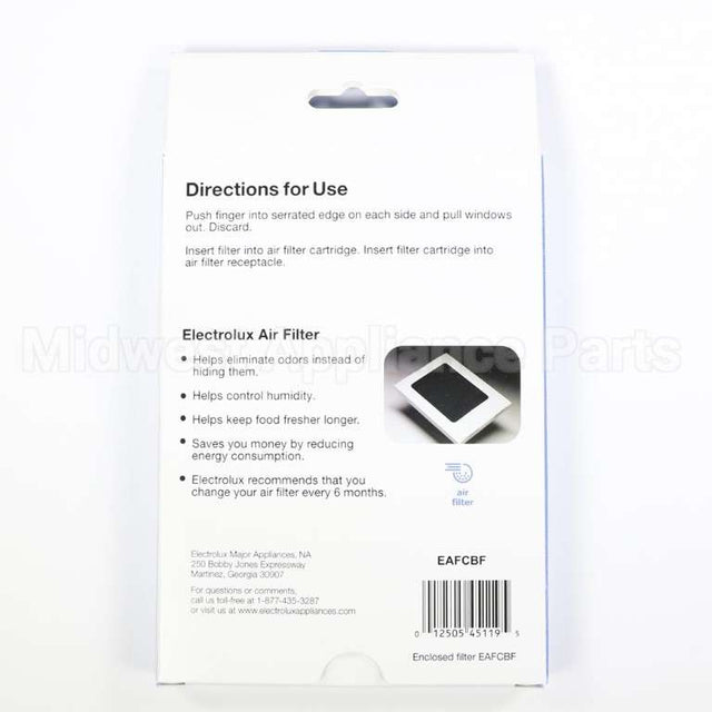 EAFCBF Frigidaire Filter-Air