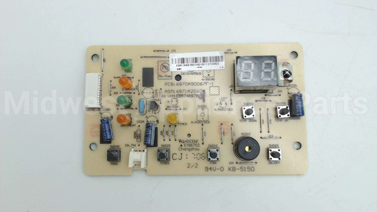EBR74697801 LG Pcb Assembly,Display