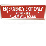 ECL228 Compatible Detex Plate, Paddle Bar, Emer Exit