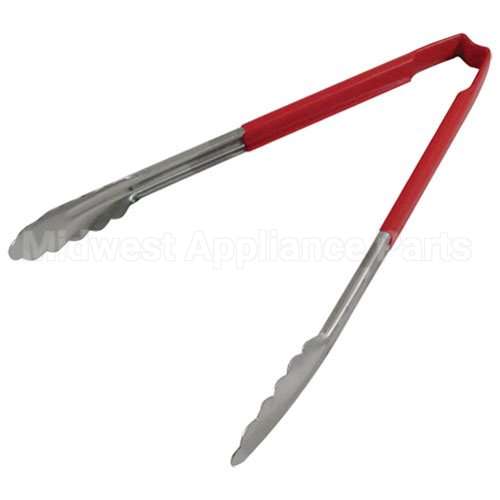 EDL31211 Compatible Edlund Tong Red/Ss 12 In Scallop Grip