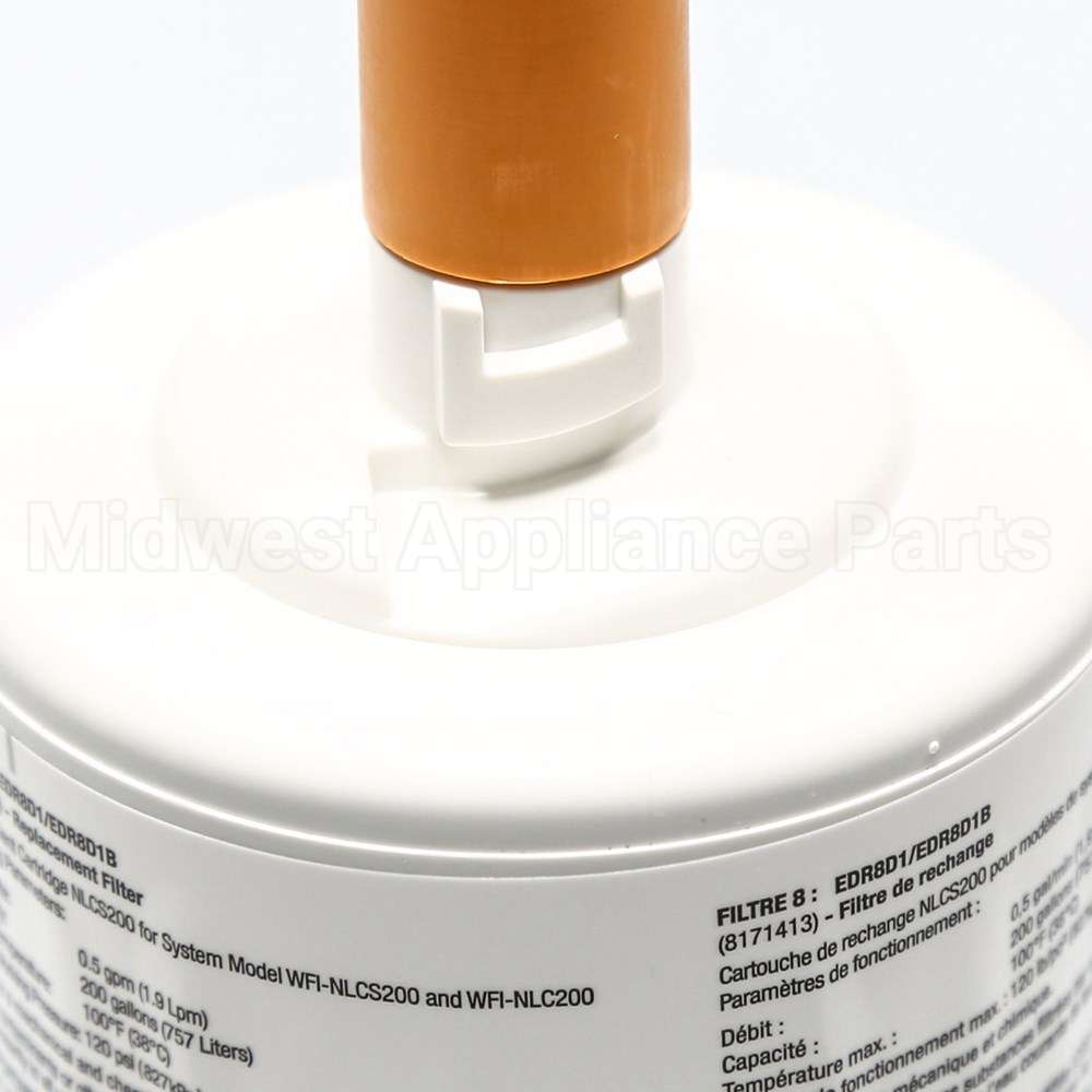 EDR8D1 Whirlpool Filter8 Single