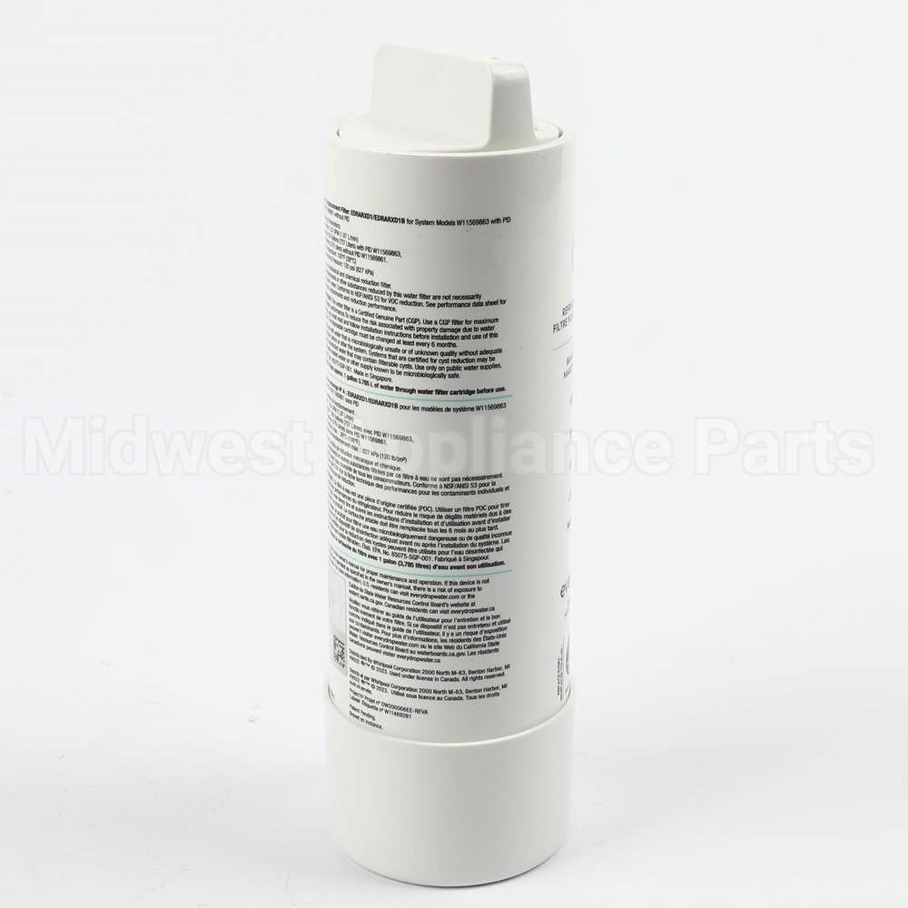 EDRARXD1 Whirlpool Everydrop Refrigerator Water Filter A