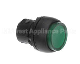 EL01-0006 Picard Ovens Green Plastic Pushbutton With