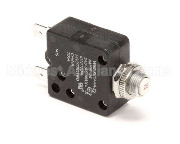 ELB197 Nu-Vu Breaker, Reset 25 Amps
