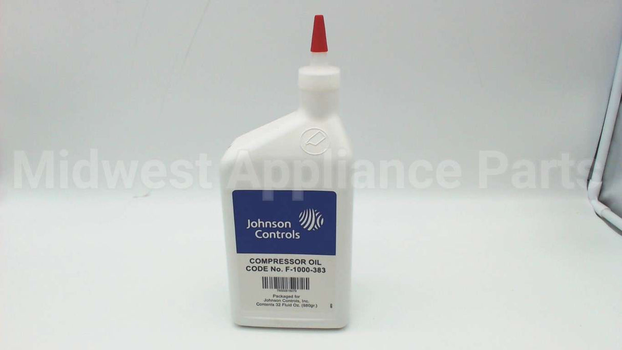 F-1000-383 Johnson Controls Sae30 Compressor Oil 32Oz(1Qt)