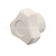 F0262 Frosty Factory Knob, Faceplate, White.