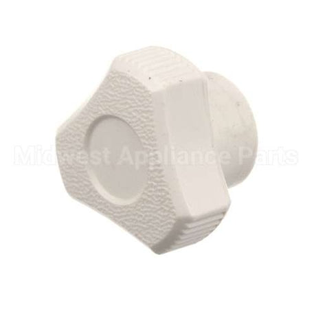 F0262 Frosty Factory Knob, Faceplate, White.
