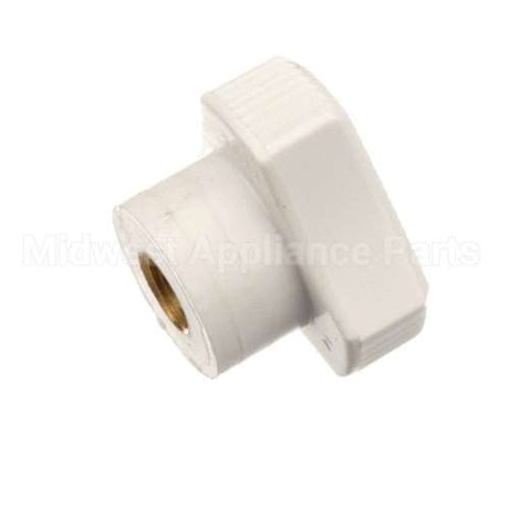 F0262 Frosty Factory Knob, Faceplate, White.