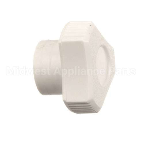 F0262 Frosty Factory Knob, Faceplate, White.