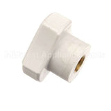 F0262 Frosty Factory Knob, Faceplate, White.