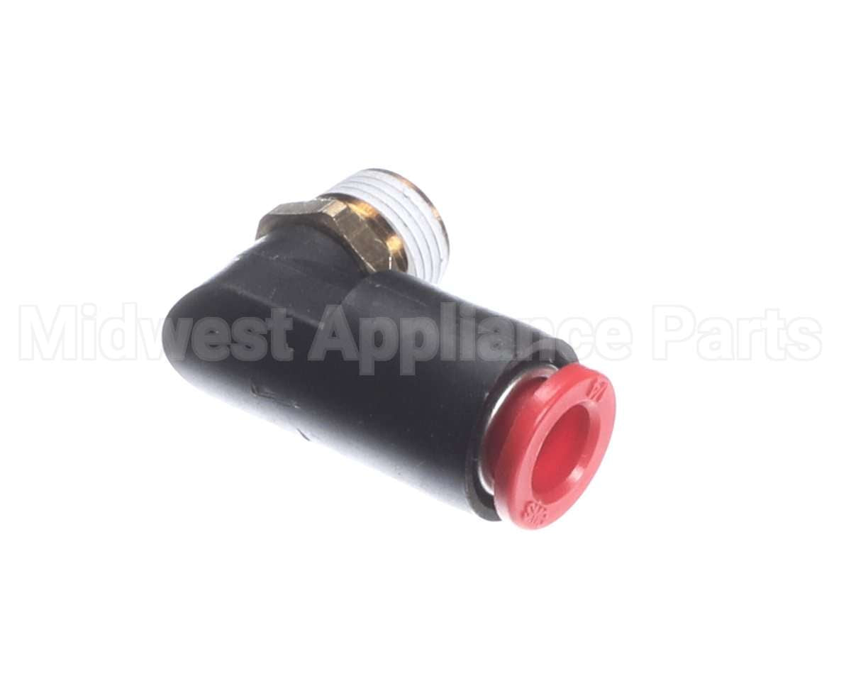 F033 Edlund Fitting,Shrt1/4Odpush-In 90 De