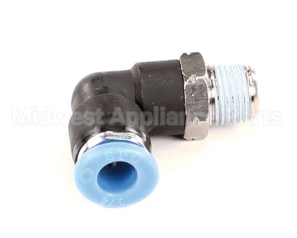 F037 Edlund Fitting,90 Deg.1/4Od Push-In-1