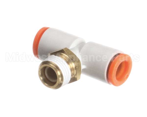 F038 Edlund Fitting,1/4Od Push In Brch Tee