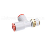 F039 Edlund Fitting,1/4Od Push-In Run Tee-