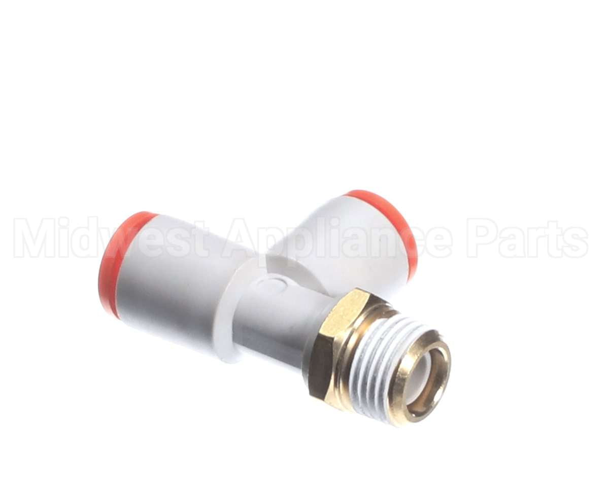 F039 Edlund Fitting,1/4Od Push-In Run Tee-