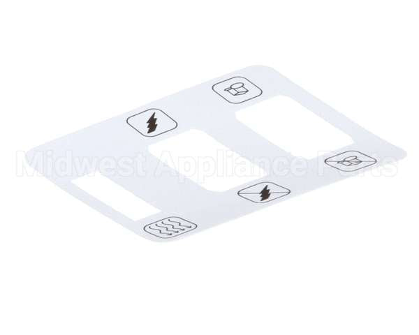 8020765 Frymaster Label, Control Panel 45 Series