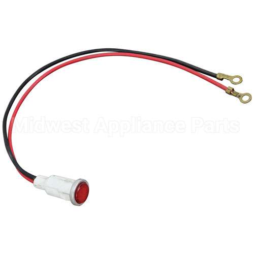 F10B Compatible Star Signal Light 1/2" Red 250V
