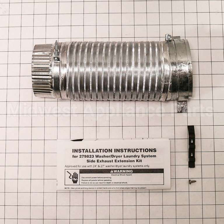 279823 Whirlpool Lndry-Exhaust Extension