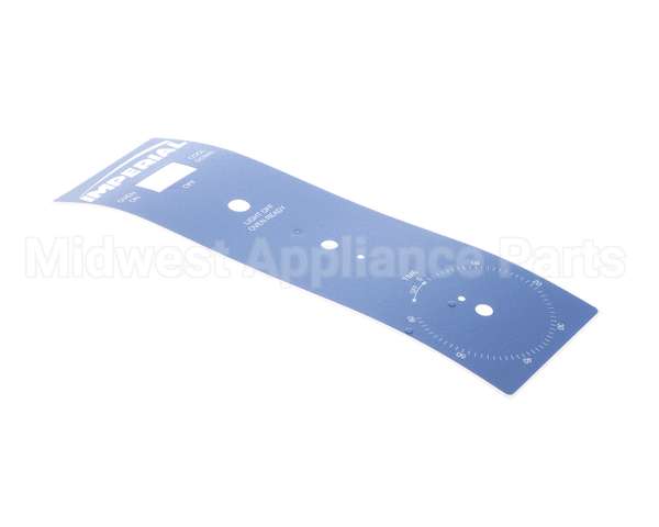 34623 Imperial Ir-C-Control Label Lexan Blue Mat. 3.75