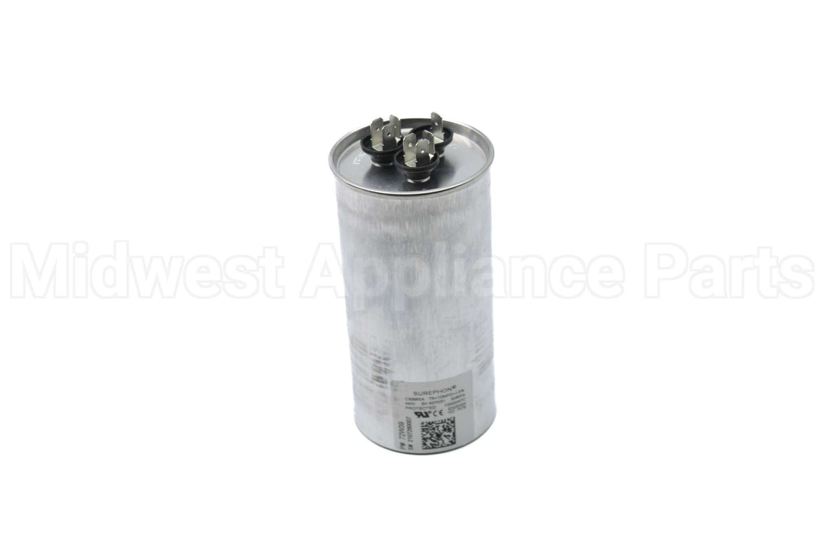 72W39 Lennox 75/10Mfd 440V Round Capacitor