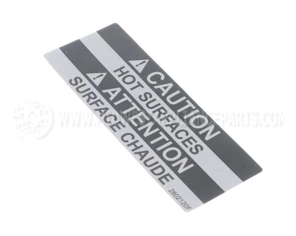 369668 Lincoln Label Caution Hot