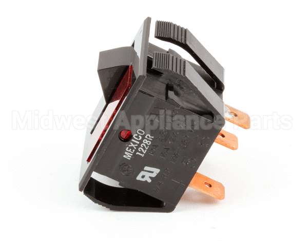 P9101-35 Anets Sw,Spst 10A W/Light Red 120V