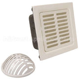FD2375-NH3-F Compatible Zurn Sink, 12"Sq Flr, Full Grate, 6"Dp