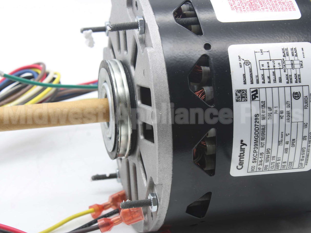 FDL6002A Regal Rexnord - Century Motors 3/4-1/5Hp 115V 1075Rpm 4Sp Mtr