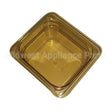 FG205P00AMBR Compatible Rubbermaid Amber Pan - 1/6 Size, 4" Deep