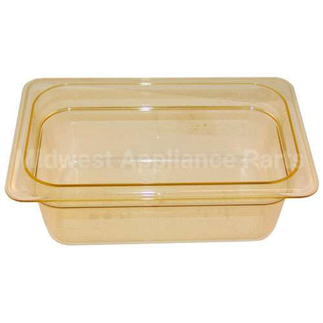 FG211P00AMBR Compatible Rubbermaid 1/4 Size Food Pan - Amber High Heat
