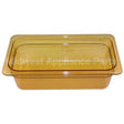FG217P00AMBR Compatible Rubbermaid Hot Pan 1/3 X 4-150 Amber