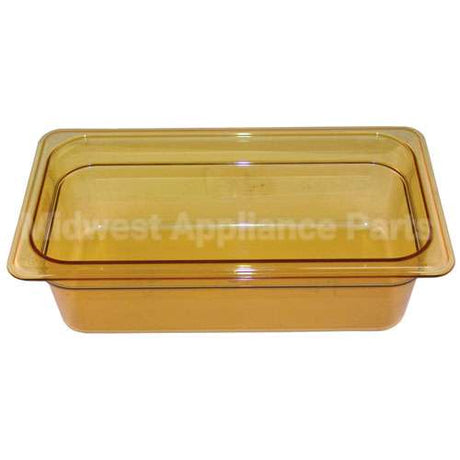 FG217P00AMBR Compatible Rubbermaid Hot Pan 1/3 X 4-150 Amber