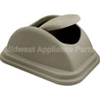 FG306700BLA Compatible Rubbermaid Untouchable Swing Lid Black, Fits 10 Gal Can