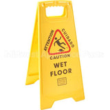 FG611277YEL Compatible Rubbermaid Sign, Floor, Caution, A-Frame