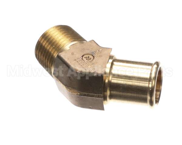 FP-091-09 Vulcan Hart Fitting, Hose 3/4 Hose To 1/2, Mpt Brass