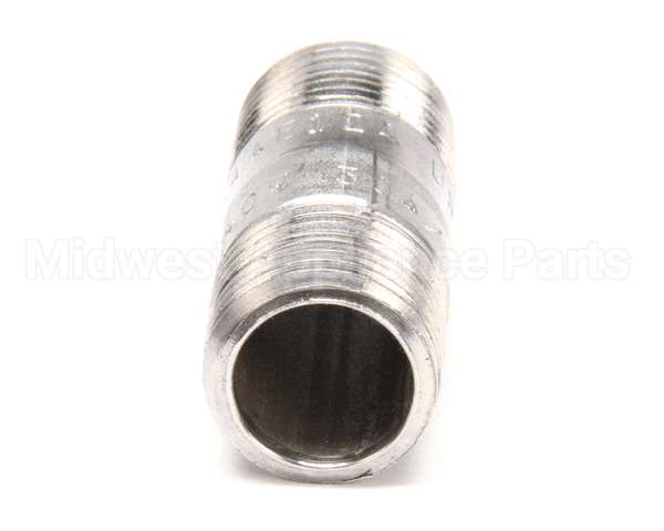 FT0232 Bki Nipple, 1/2 X 2, Ss 304