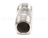 FT0232 Bki Nipple, 1/2 X 2, Ss 304