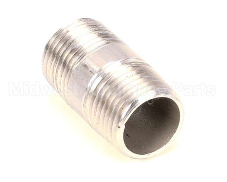 FT0619 Bki Nipple, 1/2 X 1-1/2 Lg, Ss 304