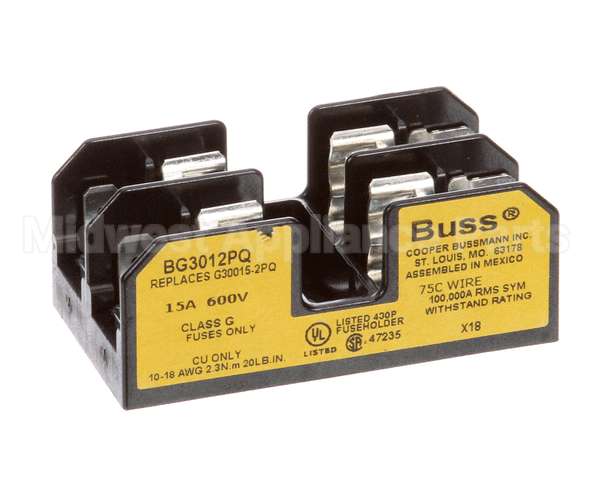 FU3772 Compatible Alto Shaam Fuseholder, Dual, 15A, Clas S Gholds 2 Fuses