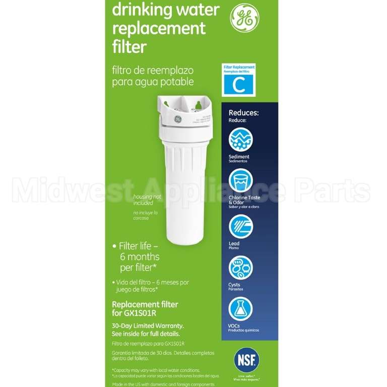 FXUVC GE Replacement Filter
