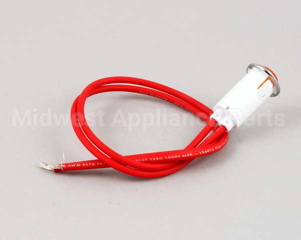 G01296-2 Garland Pilot Amber 250V Neon Round