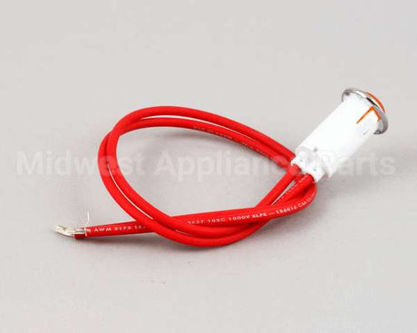 G01296-2 Garland Pilot Amber 250V Neon Round
