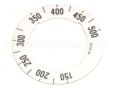 G02725-16 Garland Dial Insert (150F/500F)