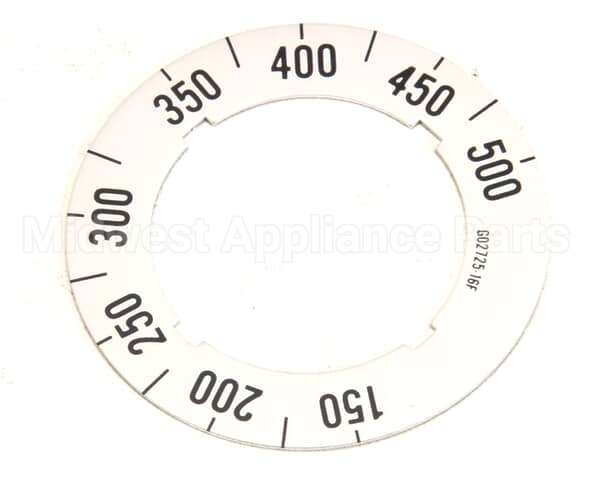 G02725-16 Garland Dial Insert (150F/500F)