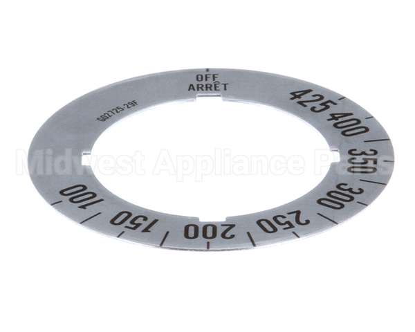 G02725-29 Cleveland Dial Insert (100F-425F) Up To