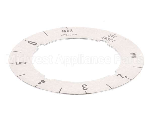 G02725-4 Garland Dial Insert (Off/Min/2-6/Max)