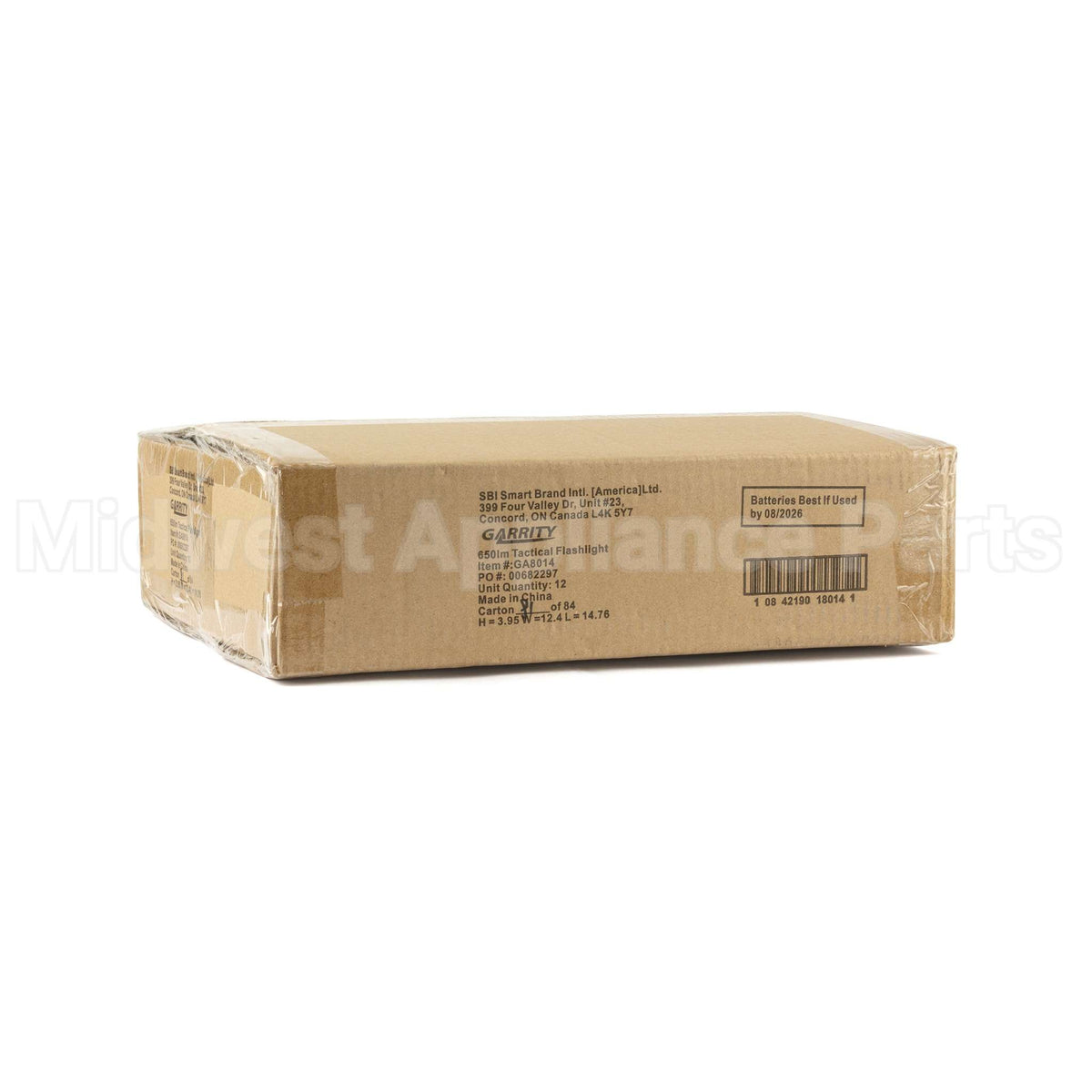 GA8014 Garrity 650Lm Tactical Flashlight