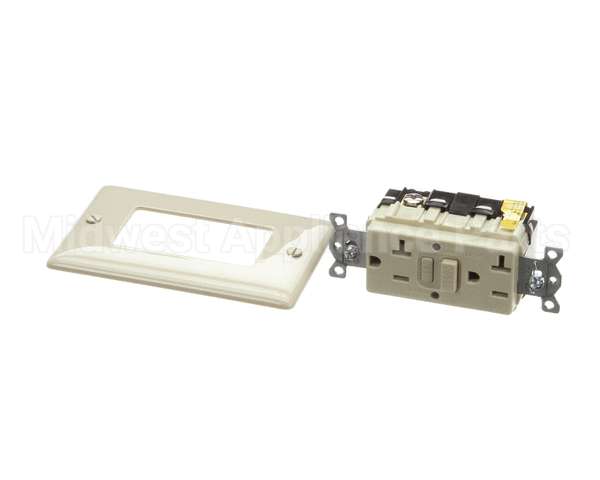 GFRST20I Hubbell Lighting Ivory 20 Amp Rectavcle Gfi