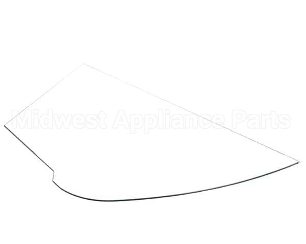 GL-26035 Alto Shaam Glass,End,3/16,Clear,Tempered