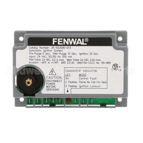 GL4531250 Compatible Garland Ignition Module 3 Tries Servic